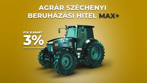 KAVOSZ Agrár Széchenyi Beruházási Hitel MAX+