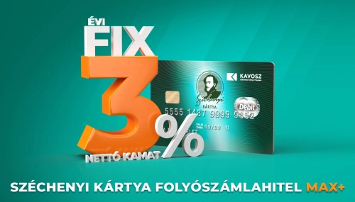 KAVOSZ Széchenyi Kártya Folyószámlahitel MAX+