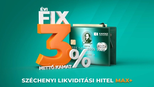 KAVOSZ Széchenyi Likviditási Hitel MAX+